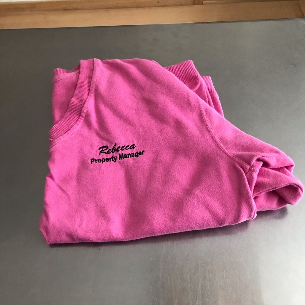 Pink Sweatshirt, Women’s size Large